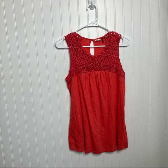 anthropologie top Small Macrame Crochet Braided Akemi Kin Tank - Picture 3 of 9